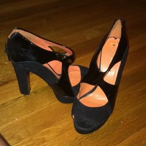 Black Via Spiga heels